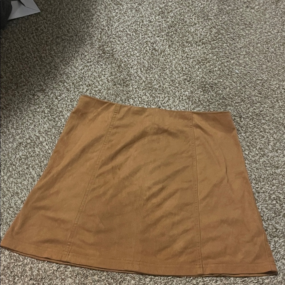Suede Women's Skirt